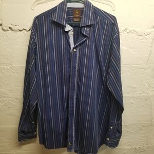 Mens TailorByrd Button Down Dress Shirt XL